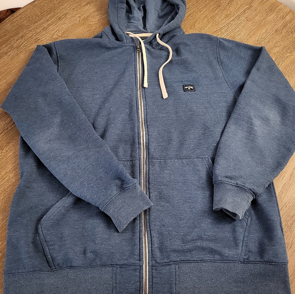 Men's Blue Hoodie Sweater